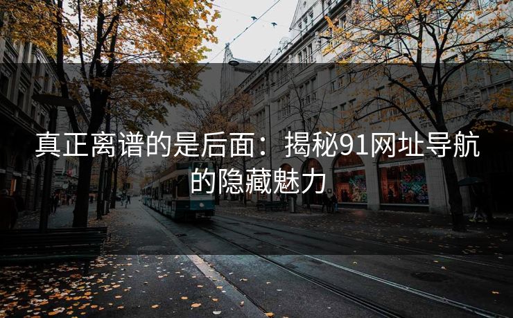 真正离谱的是后面：揭秘91网址导航的隐藏魅力