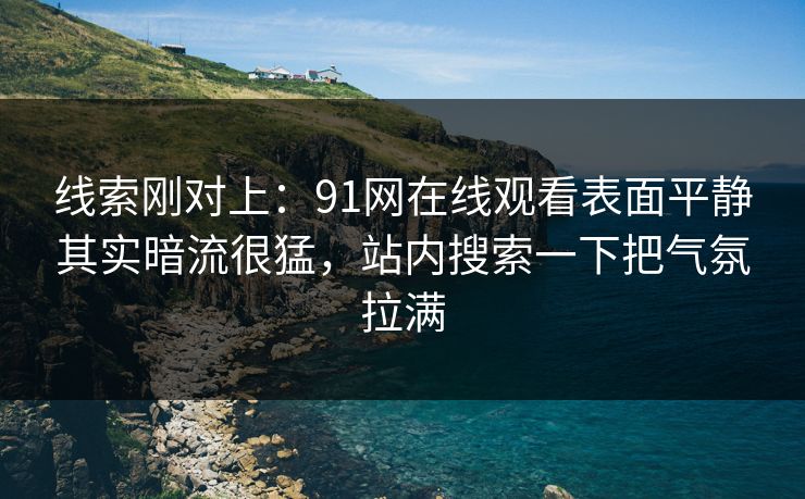 线索刚对上：91网在线观看表面平静其实暗流很猛，站内搜索一下把气氛拉满