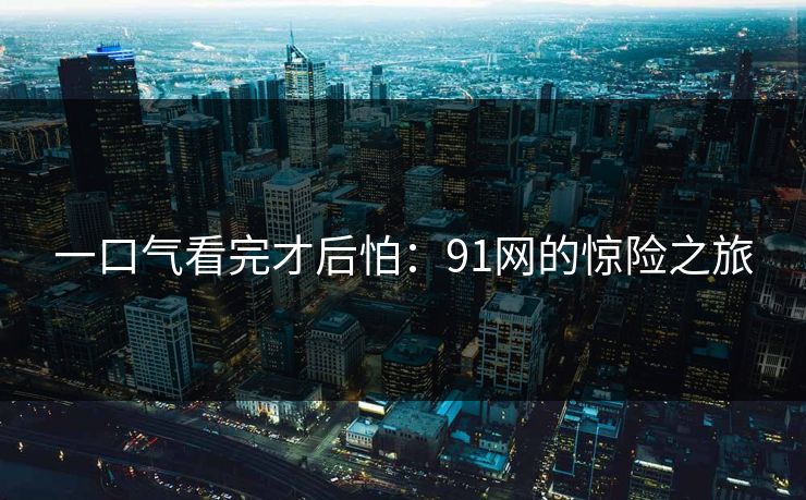 一口气看完才后怕：91网的惊险之旅